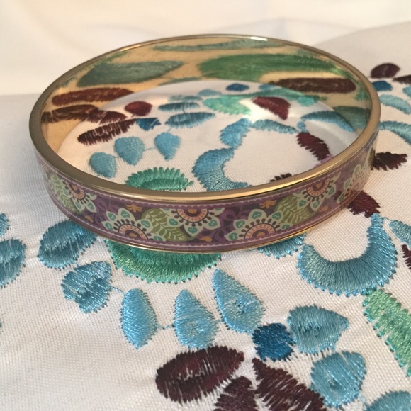 Vera Bradley Jewelry - BOGO Vera Bradley bracelet enamel floral purple